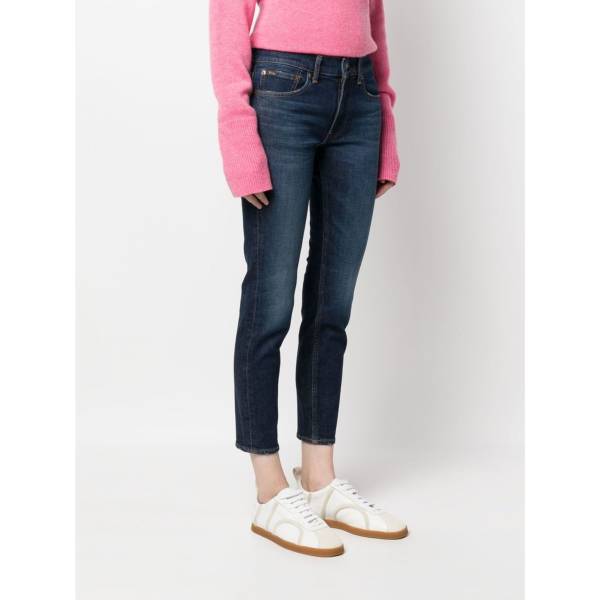 Polo Ralph Lauren Mid-Rise Cropped Jeans