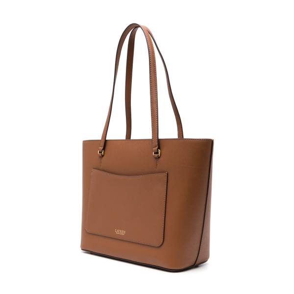 Lauren Ralph Lauren Medium Karly Leather Tote Bag