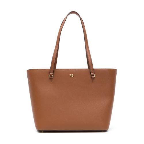 Lauren Ralph Lauren Medium Karly Leather Tote Bag