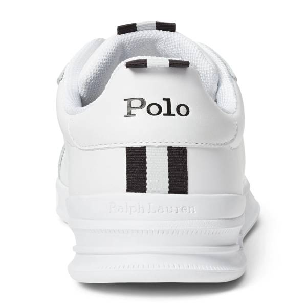 Polo Ralph Lauren Logo-Print Leather Sneakers