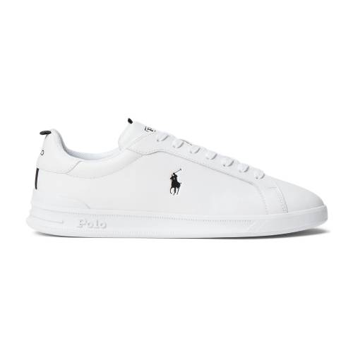 Polo Ralph Lauren Logo-Print Leather Sneakers