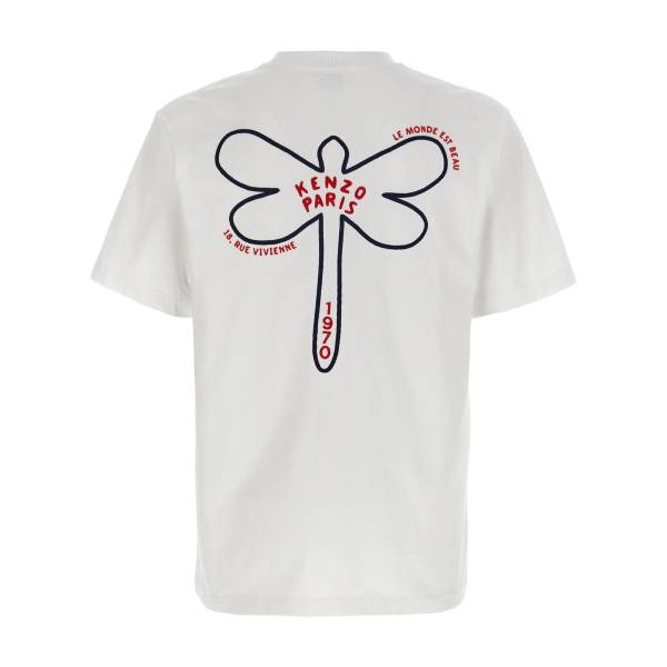 KENZO Dragonfly-Embroidered T-Shirt