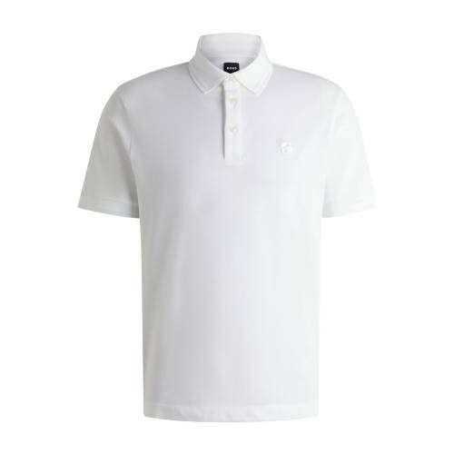 Boss Double B Monogram Piqué Polo Shirt