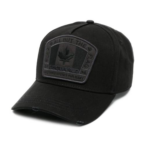 DSQUARED2 Embroidered-Logo Patch Baseball Cap