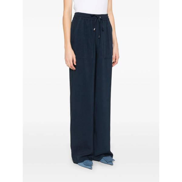 Boss Twill Wide-Leg Trousers