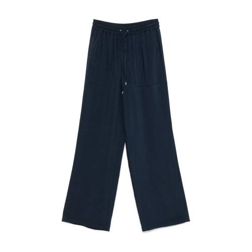 Boss Twill Wide-Leg Trousers