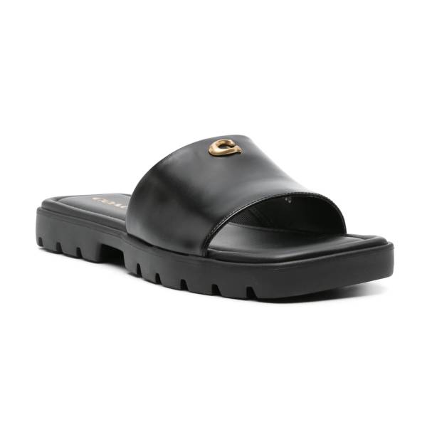 Coach Florence Leather Sandals