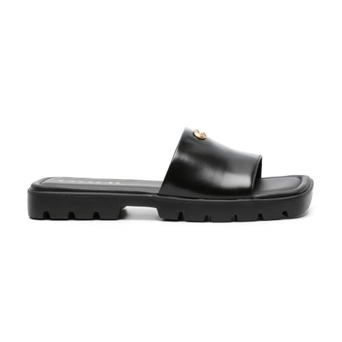 Coach Florence Leather Sandals