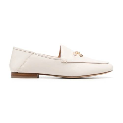 Coach Hannah Chain-Strap Leather Loafers