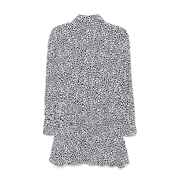 Michael Kors Printed Pleated Shirt Dress