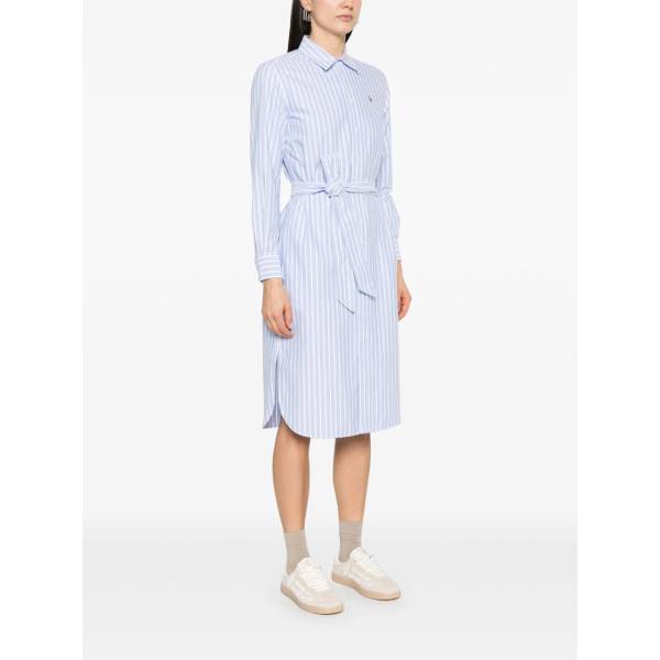 Polo Ralph Lauren Striped Cotton Midi Dress