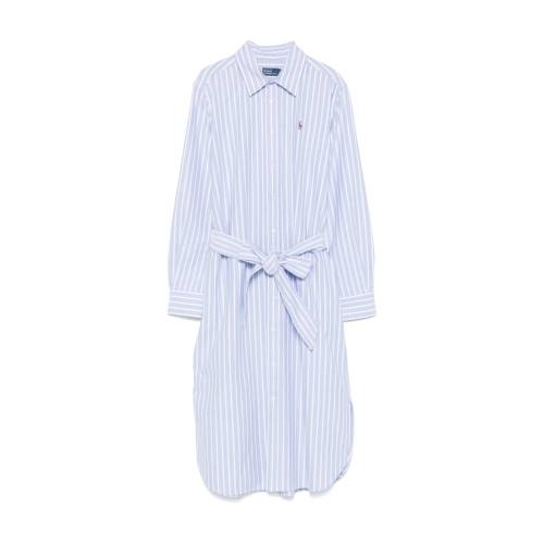 Polo Ralph Lauren Striped Cotton Midi Dress