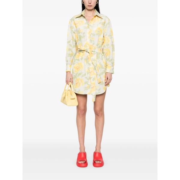 KENZO Peonies Kimono Sleeve Shirt Dress